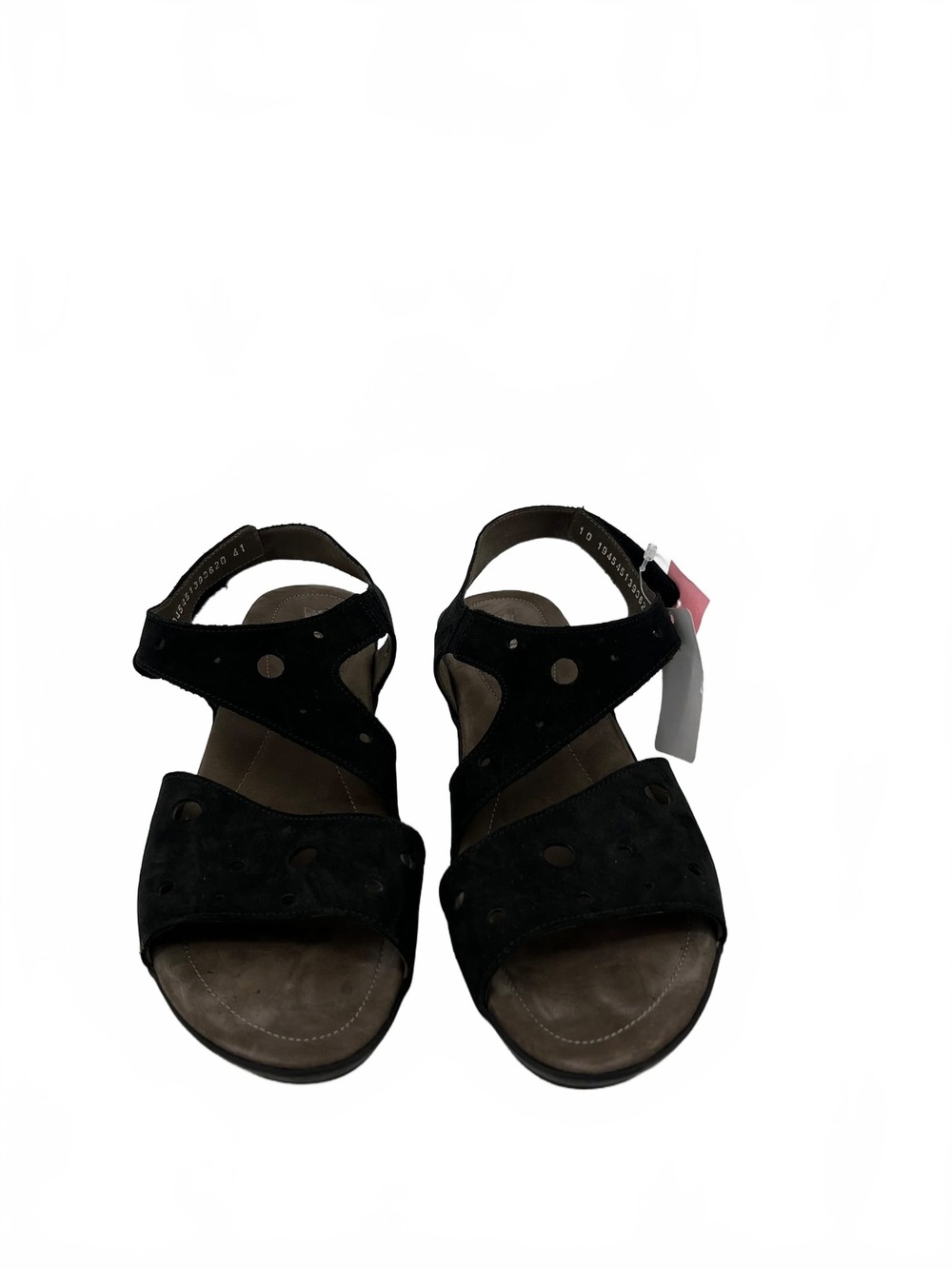 Mephisto Black Strappy Sandals | Adjustable & Ankle Strap, EU41